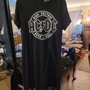 AC/DC shirt dress Torrid